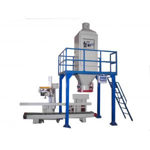 Soybean / Wheat Pellet Bagger Bag Packaging Equipment With Auto Bag Sewing