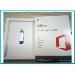 China Genuine Product Key Microsoft Office 2016 Pro Plus With 3.0 Usb Flash Drive supplier