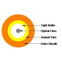 China Multimode GJFJV Simplex Indoor Optical Fiber Cable 3.0mm on sale