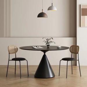 Customized Size Dining Table Set 4 Chairs With Steel Base
