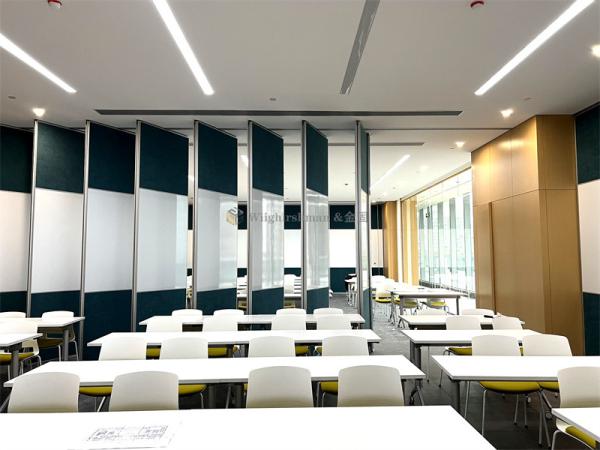 アノジスされた表面 モジュール式折りたたむ式隔壁 折りたたむ式部屋隔壁