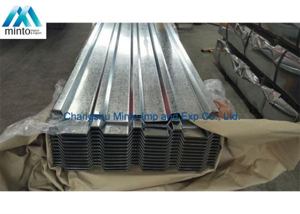 Anti Corrosion Galvanised Corrugated Steel Roofing Sheets SGCC SGCH Shockproof