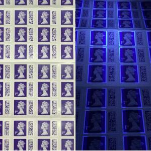 50 Labels Per Roll Custom Transport Package Postage Stamp Label for Offset Printing