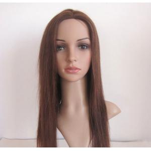 China 12'' - 36'' Silky Indian Real Lace Front Vrgin Hair Wigs No Chemical No Fiber supplier