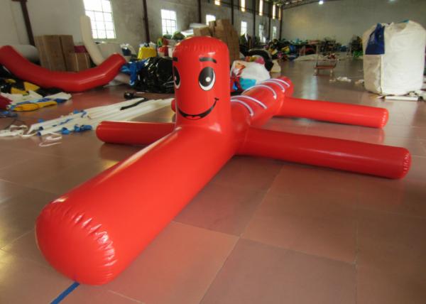 Fur Seal Cartoon Kids Water Inflatables 5 X 1m , Amusement Park airtight