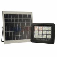 China 20W Black Solar Flood Lights Outdoor With Motion Sensor IP65 Waterproof 2200lm Solar Security Light on sale