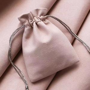 Earrings Ring Drawstring Jewelry Pouch Deboss Printed Jewellery Gift Pouch