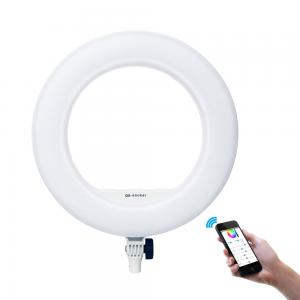 China 96w Beauty Live stream Photo Led Ring Light 18 Inch Bluetooth App With USD For Phone supplier