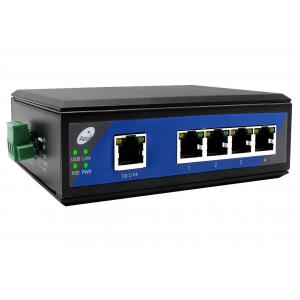 External Power Supply 4 Port Industrial POE Switch With 1 Uplink Port