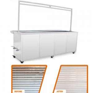 China 10 Ft Ultrasonic Blind Cleaning Equipment Wash And Rinse Heated Ultrasonic Tank supplier