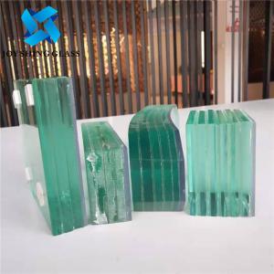 China Clear Ballistic Resistant Glass , Bulletproof Laminated Glass For Roofing Panel supplier