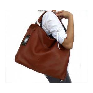 China Lady Style Soft New Real Leather Lady Brown Shoulder Bag Handbag #2708 wholesale