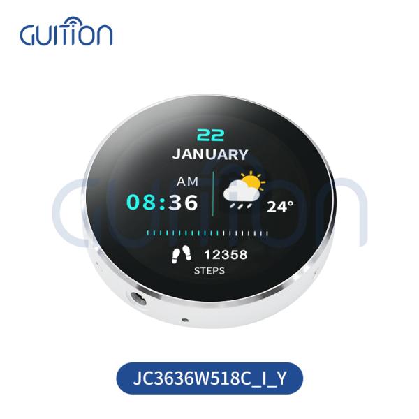 China JC3636W518C 5V TFT HMI Display Module with 60° View Angle and Lightweight Design wholesale