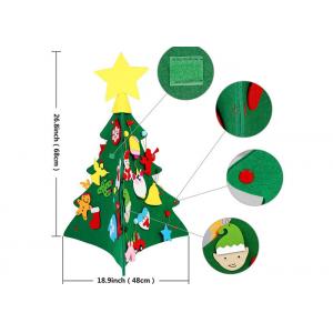 Self Adhesive 5mm Homemade Felt Christmas Tree Decorations