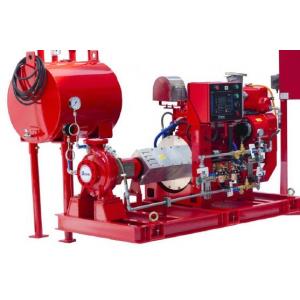 Ul / Fm End Suction Split Case Fire Pump , Diesel Engine Fire Pump 750 Gpm Capacity