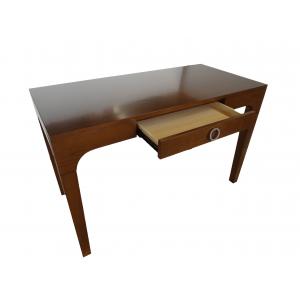 China High Gloass Hotel Writing Desk For Bedroom , Walnut Writing Table 0.2CBM supplier