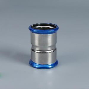 SS304L / SS316L Straight Coupling Fitting , Stainless Steel Push Fit Fittings