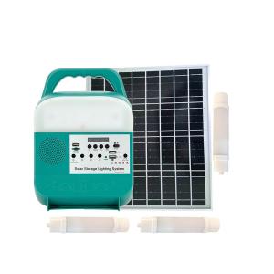 Camping 16W Mini Solar Home Lighting System / Portable 16V DC Kits 6000mah