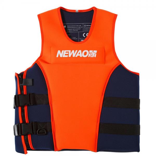 Customized Smimming Life Jacket / Neoprene Safety Life Vest For Water Ski