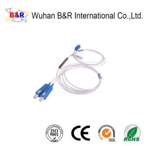 China G657A1 1x2 Fiber Optic PLC Splitter With UPC Connector supplier