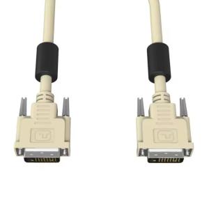 Custom PVC Gold Plated 1080 P 60 Hz Dual Link DVI to DVI Cable Male to Male DVI-D Dual-Link Cord Cable Computer Desktop Data Transfer