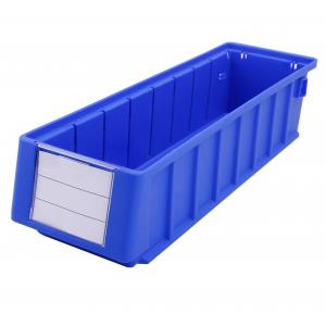 China Office Storage Solution Plastic Parts Bin Box with Dividers and Stacking Design supplier