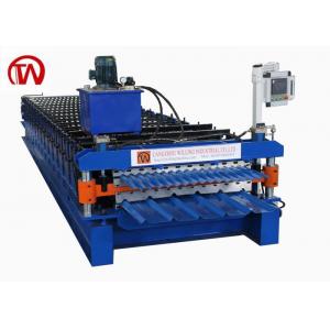 Customized Color Coated Ce PLC Steel Tile Roll Forming Machine