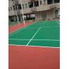 Red Green Blue Outdoor Badminton Court Rubber Flooring