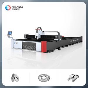 Industrial Metal CNC Fiber Laser Cutting Machine 3000W 6000W For Sheet Metal