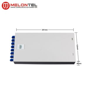 China 2 port d'intérieur de la boîte de jonction en métal 8 avec l'adaptateur de St pour FTTH câblant MT120 wholesale