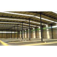 China Prefab Steel Structure Construction / Warehouse Steel Frame Construction on sale