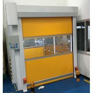 W1800mm Cargo Air Shower Tunnel With Fast Speed Shutter Doors for For Forklift,  Powder coated steel material
