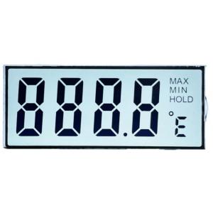 Household Consumer Product Positive LCD Display Transflective 6 O′Clock