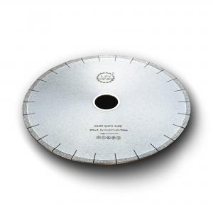China Diamond Powder Alloy Steel D400mm Saw Blade for Silent Wet on Quartz Stone Cutting supplier