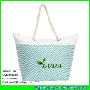LUDA discount handbags women shoulder beach handbags paper fabric straw handbag