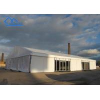 China Outdoor White Warehouse Storage Tent Temporary For Work Construction Tent Permanent on sale