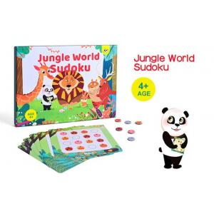 China Magnetic Sudoku Puzzle Board Game Jungle World Logical Toys For Toddlers wholesale