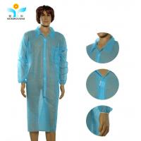 China 25-40gsm Disposable Lab Coat Men And Women For Doctor on sale