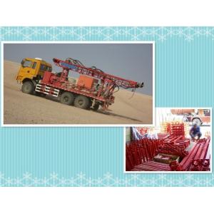 China Truck mounted drilling rig testing in desert TST-150 supplier