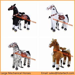 Rocking Horses For Adults Funny Kids Play Toys Mechanical Riding Horse in Amusement Park