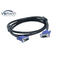 China High Speed Video 15PIN VGA To VGA Cable Male To Male 8mm For CCTV System on sale