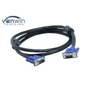 China High Speed Video 15PIN VGA To VGA Cable Male To Male 8mm For CCTV System supplier
