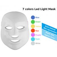 China 7 Colors LED Phototherapy Machine Skin Rejuvenation Led Face Mask Home Use on sale