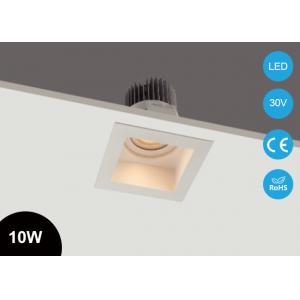 CE RoHs Certificated 10W 80mm Square Anti-glare LED Recessed Downlight Housing Commercial Deep Recessed COB  Downlight