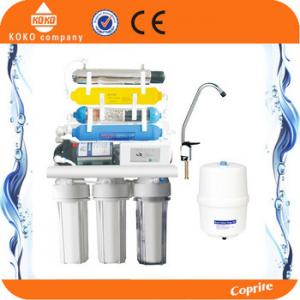 China UV Water Purification 7 Stage Reverse Osmosis Water Filter System For Restaurant supplier