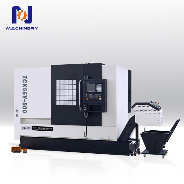 China Torneado CNC de cama inclinada con controlador GSK TCK56Y en oferta especial, torneado CNC, mecanizado CNC supplier