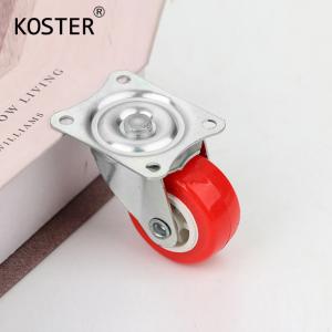 China 1-3inch Plastic Furniture Swivel Caster Wheel with 17mm/21mm/27mm/27mm Thickness supplier