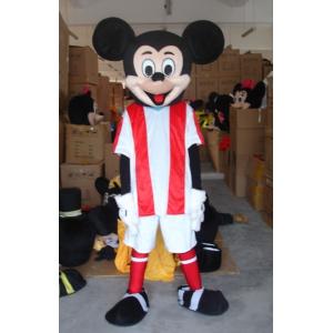 China Funny disney football mickey mouse mascot costumes for theme Parks supplier
