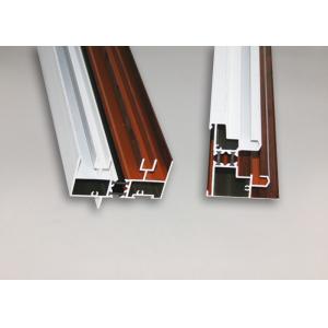 China Wood Finish Structural Aluminium Extrusions Windows Profile Anti Corrosion supplier