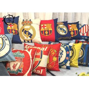 Real Madrid  Barcelona Decorative Cushions Pillows , Multiple Soccer Teams Bed Pillows